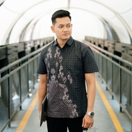 KEMEJA My Aksa Batik Men's Short Shirt Bentley Barbara