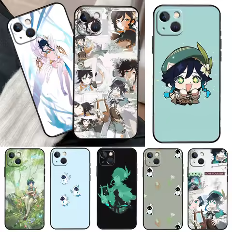 Genshin Impact Venti Game Case For Honor Magic 7 6 5 8 Pro Cover For Honor 200 Lite 400 90 70 50 X8a