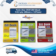 Twin Star NCR Bill Book 1/2/3 ply (88mm x 127mm)