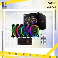 AIGO DarkFlash DR12 PRO 5in1 Double RGB FanRing - Five Pack