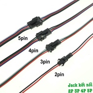 Combo 5 bag Jack Connector 2P 3P 4P 5P 6P male and female 2.5mm