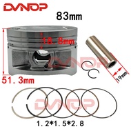 83mm Motorcycle Piston For HISUN 350CC HS350