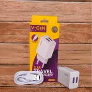 Charger adapter hp V-Gen VCT-27 + micro usb cable