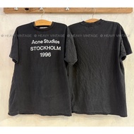 [23] Acne Studios STOCKHOLM 1996 Black Fabric tag vintage shirt