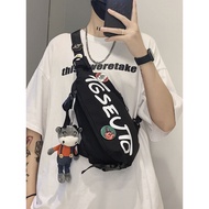 sling bag man sling bag Japanese Student Casual Men's Chest Bag