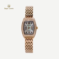 Royal Crown รุ่น 6304 นาฬิกาข้อมือผู้หญิงเล็กๆกันน้ำ ล้อมเพชร แบรนด์เนมแท้  - Vayo Jewelry