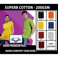 Superb Cotton ~ Thick T-shirt Round Neck - OREN SPORT T-Shirt CT71