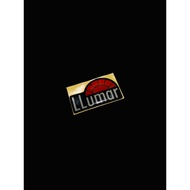 Llumar car window embossed sticker
