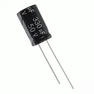 3pcs 330UF 50V Electrolytic Capacitor 10mm x 16mm 105°C