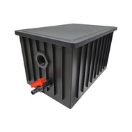 DEXZON ถังดักไขมัน  CIRCULAR 35 ลิตร สีดำ