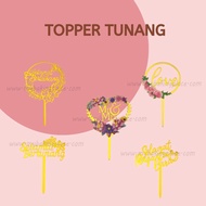 Selamat Bertunang Topper Selamat Bertunang Cake Topper Cake Decoration Cake Deco Engagement Decorati