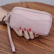 Dompet Hp Dan Uang Wanita Panjang KOREAN STYLE 3 Ruang Resleting Anti Air Handbag Hanging wallet ID card pouch Makeup  kosmetik Papirut terbaru