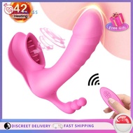 SG Seller Wearable Butterfly Heating Vibrator G Spot Clitoral Stimulator Wireless Invisible Massager Female Toy