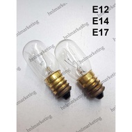 10PCS FRIDGE BULB THL TUBULAR E12 E14 E17