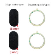 Baseus C02 Magnetic Car Mobile Phone iPhone Holder Easy Paste Mount Double sided tape Velcro Loop fo