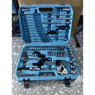 KATOOLS - Flyman 121pcs Socket Set Tools Set Combination Wrench 1/4 & 1/2 Heavy-Duty