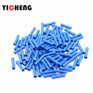 50Pcs/25pcs BV1.25 BV2 BV5.5  Insulated Butt Connector Electrical Automotive Cable Wire Crimp Termin