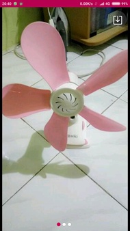 [ GARANSI 100% ] kipas angin jepit besar 5 baling balin bisa duduk gantung dan jepit @ kipas angin m