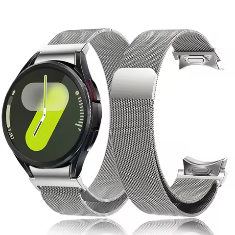 Milanese Loop Strap for Samsung Galaxy Watch 7 44mm 6 5 44mm Bracelet One Click Attachment for Galax