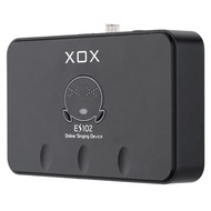 XOX ES102 USB Audio Interface Network Online Singing Device High-Definition Audio Mixer Sound Card for Recording Hosting Speech Home Entertainment Music Appreciation
