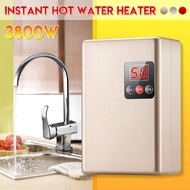 3800W 220V Shower Instant Water-Heater Tankless Water Heater Electric Heating Instant Hot Water for Kitchen and Bathroom