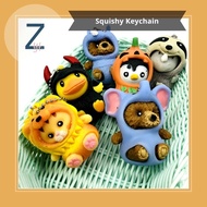 💜[SG] - Fast Shipping | Stress Relief Squishy Keychain Surprise Cute Squishies Ball Toy / Kids Anxiety Toys - Zyf