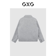 GXG Men's Clothing Shopping Mall Same Style Gray White Series Jacket Jacket 21 Winter New Products