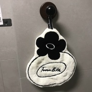[Xingmu Trading Company] French Chanel Style Embroidered Hand Towel Perfume Camellia Hanging Kitchen