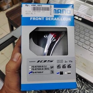 Promo SHIMANO 105 FD-R7000-F Braze On Front Derailleur Shimano 105 2 Speed FD R7000 Japan COD
