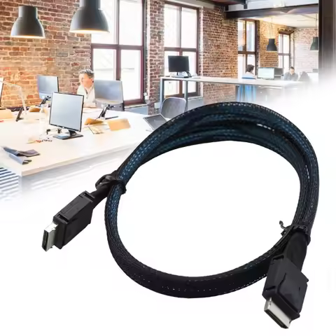 SFF-8611 Cable PCIe SFF-8611 4i Male to SFF-8611 Male Data Extension Cable 50cm/100CM for External G