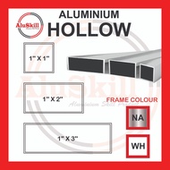 Aluminium Square &amp; Rectangular Hollow (White)