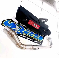Knalpot R9 Misano Nmax Aerox Beat Vario Pcx160 fullsystem inlet 50 dan inlet 38