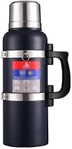 New Super Large Capacity 3L 304 Stainless Steel Thermos Kettle Water Bottle Outdoor Car Travel Sports Thermos Pot Cup for Man (Color : A) Commemoration Day