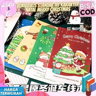 A5 CHRISTMAS BOOK CHRISTMAS SANTA STANDARD WRITING BOOK CHRISTMAS MOTIF CUTE UNIQUE A5 SIZE BOOK CHR