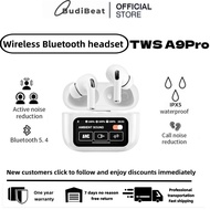 A9 Pro TWS Screen Wireless Bluetooth Headphones Bass Smart Touch Screen Earbuds with Noise Cancellin