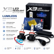 X3 50W/ H/6000LM L/6000LM Fog Light Bulb (Only H7 Socket Left)