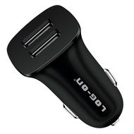 LOGON SAVER MOBIL LOG ON LO-SV33 POWERDRIVE II 2.4A 2USB - CAR CHARGER - Black