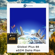 【eSim】Global Plus 88 Countries & Regions eSim Data Plan l GoGo Roaming Travel eSIM
