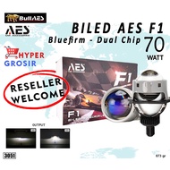 Projector BILED AES Bullaes F1 AES 3 Inch Bluefirm Dual Chip Led 70 W Original