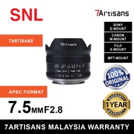 7artisans 7.5mm F2.8 II Fisheye Lens