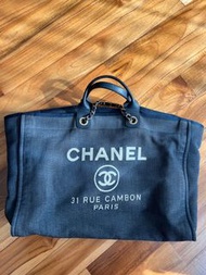Chanel Deauville tote bag travel size