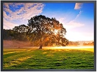 ZZFQXZ 15x21 Picture Frames Solid Wood Poster Frame 15x21 Photo Frames Black with Hanging Hardware f