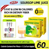LICKZ JUICE Soursop Lime Juice Beverage Concentrate Bundle - BUNDLE 60 Sachets with Thermos Flask or