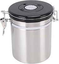 Generic Coffee Canister, Airtight Stainless Steel Coffee Bean Storage Container with Date Tracker an