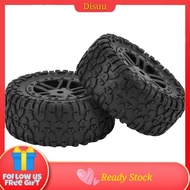 Disuu RC Tires  Truck Wheel Tyre Front Rear Rims Car Upgrade Parts with Hub for 9301 1/18 Model