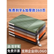 A5 Notebook 加厚笔记本 Soft Cover Journal for Office Business Meeting Notes, High-End Work Diary 本子 Custo