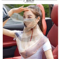 YQ26 Women's Summer Uv Mask Easy Breathing Silk Lightweight Breathable Silk Dust Mask