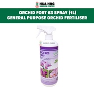 (1 Litre) Orchid Fort 63 General Purpose Orchid Fertiliser / Fertilizer, Ready To Spray (Purple)