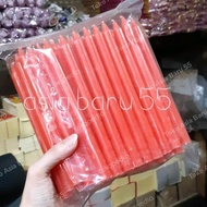 LILIN MERAH AMS - Red candle 1kg HG670