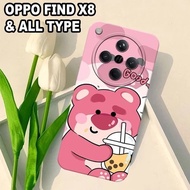 01-GB - Latest OPPO FIND X8 Softcase 2024 - Flexible rubber material - LOTSO Motif - Latest OPPO FIN
